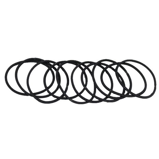 By Lyko 10 Pack Enfärgade Hårsnoddar Black