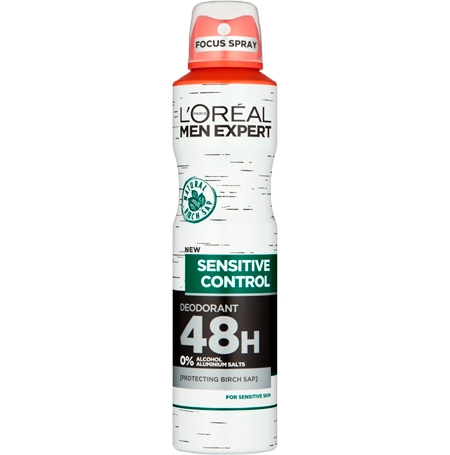 L'Oreal Men Expert Sensitive Control Deodorant - 250ml