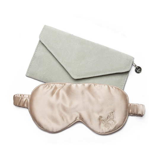 Amelie Soie Secrets de beauté Premium Collection Silk Sleep Mask Nude