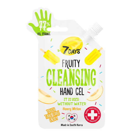 7DAYS Beauty Fruity Hand Cleansing Gel Honey Melon 25 ml