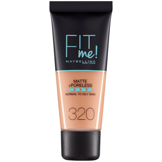 Maybelline Fit Me! Matte & Poreless Foundation 30 ml (olika nyanser) - 320 Natural Tan