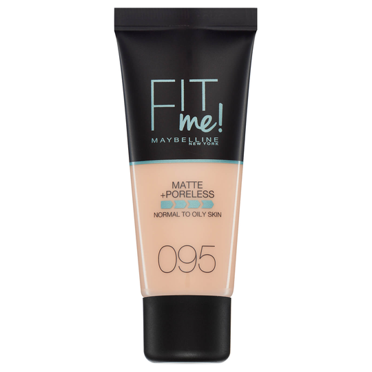 Maybelline Fit Me! Matte & Poreless Foundation 30 ml (olika nyanser) - 095 Fair Porcelain