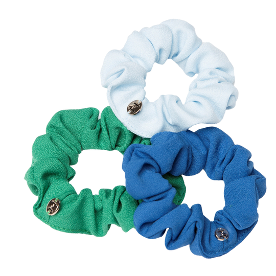 Hermine Hold mini scrunchie Ocean