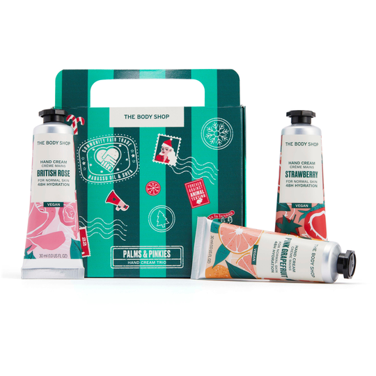The Body Shop Palms & Pinkies Hand Cream Trio