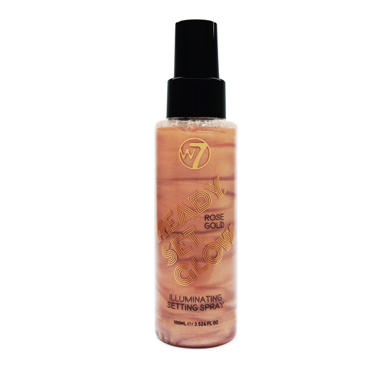 W7 Rose Gold Illuminating Setting Spray 100ml