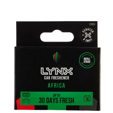 Lynx Afrika Påfyllning Luftfräschare Till Bil - 2 PCS