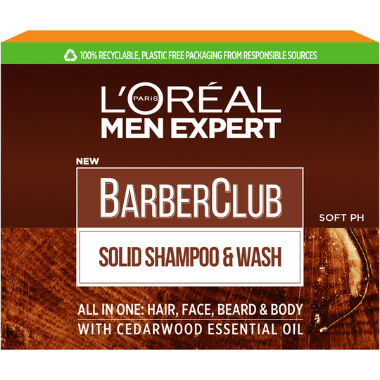 Loreal Paris Men Expert Barber Club Solid Shampoo & Wash 80 g