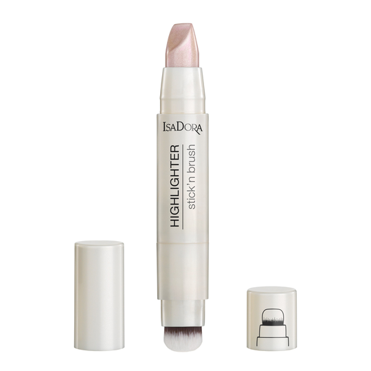 IsaDora Highlighter Stickn Brush 22 Pink Pearl