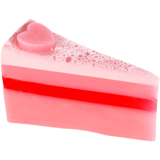 Bomb Cosmetics Soap Cake Slice Raspberry Supreme
