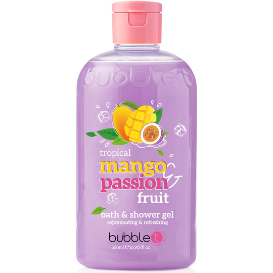 BubbleT Mango & Passion Fruit Smoothie Bath & Shower Gel 500 ml