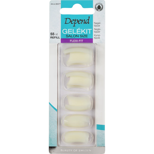 Nail Tips Gel Kit Refill Salon Size