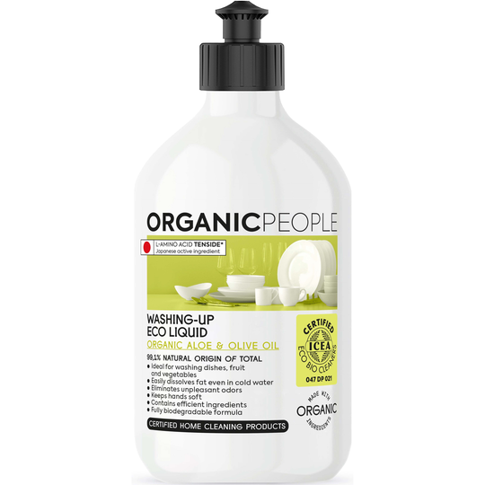 Organic People Washing-Up Eco Liquid Organic Aloe & Olive Oil 500 ml