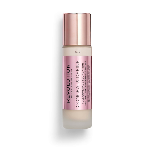 Revolution Conceal & Define Foundation (olika nyanser) - F0.3