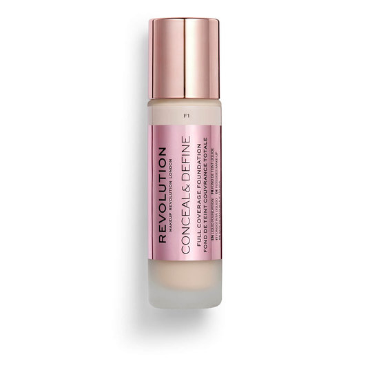 Revolution Conceal & Define Foundation (olika nyanser) - F1