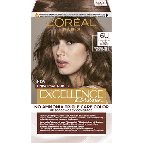 Loreal Paris Excellence Universal Nudes Dark Blonde 6U