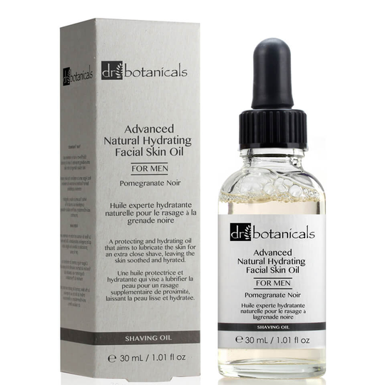 Dr Botanicals Pomegranate Noir Advanced Natural Hydrating Facial Skin Oil For Men 30 ml