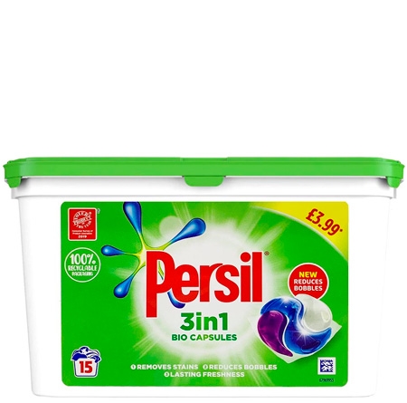 Persil 3in1 Bio Tvättkapslar - 15 st