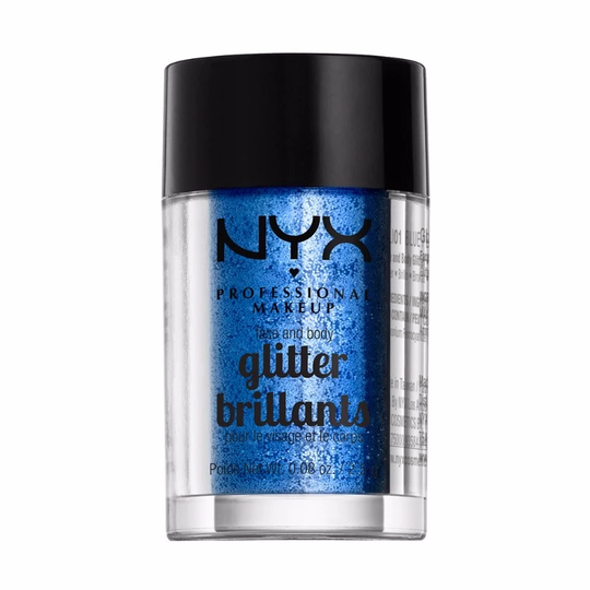 Face & Body Glitter Blue