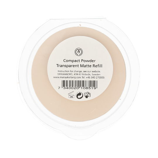 Maria Åkerberg Compact Powder Refill Sticker Transparent Matte