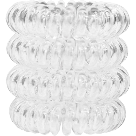By Lyko Invisible Hair Tie Trannsparent 4-Pack Transparent