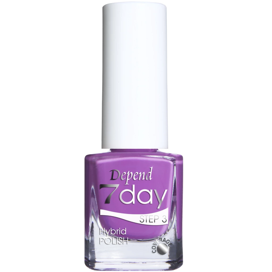 7 Day Hybrid Nail Polish 7147 Purple Mood
