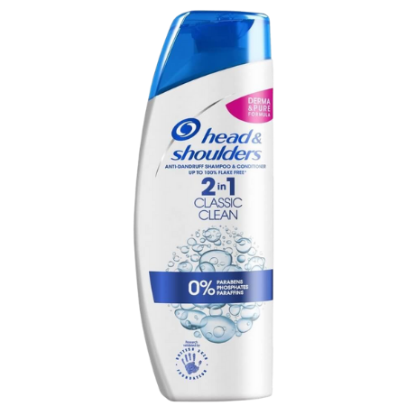 Head & Shoulders 2-i-1 Klassisk Rena Schampo & Balsam - 225 Ml