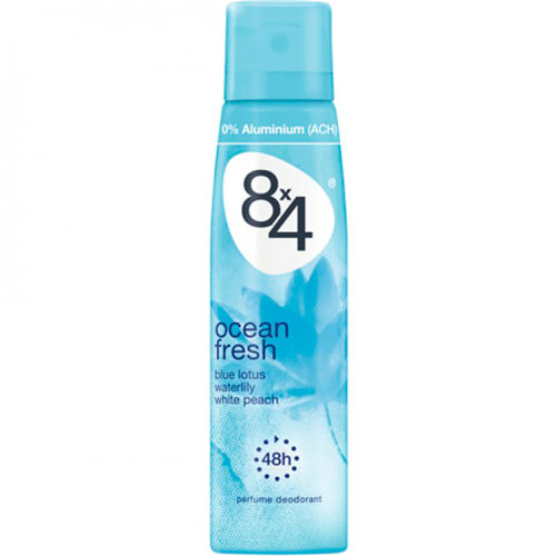 8x4 Ocean Fresh Deospray For Women - 150 ml