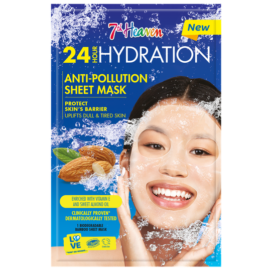 7th Heaven 24 Hour Hydration Anti-Pollution Sheet Mask