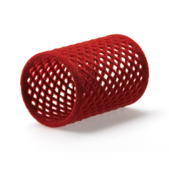 Bravehead Flock Curl ers 12st Röd 40 mm