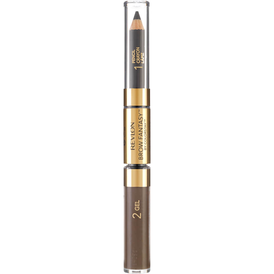 Revlon Fantasy Brow Pencil and Gel (Various Shades) - Dark Brown