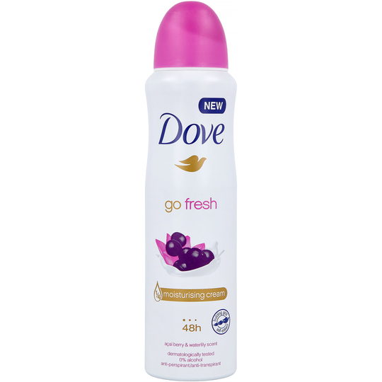 Dove Go Fresh Acai & Water Lily Spray 150 ml