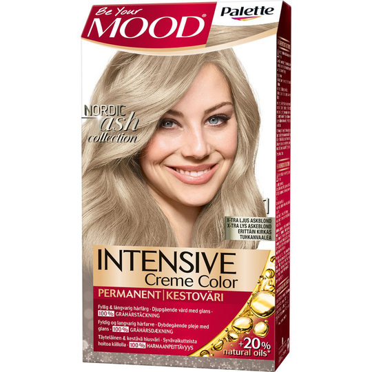 Schwarzkopf MOOD Intensive Creme Color 1 X-tra Ljus Askblond