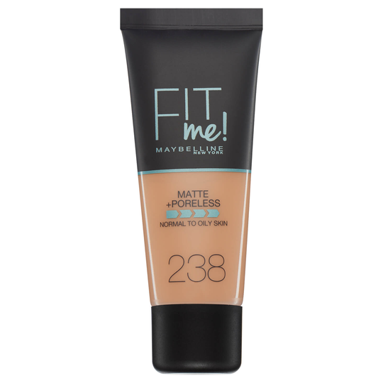 Maybelline Fit Me! Matte & Poreless Foundation 30 ml (olika nyanser) - 238 Rich Tan