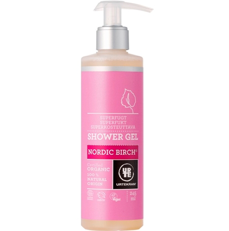 Urtekram Nordic Birch Shower Gel - 245ml