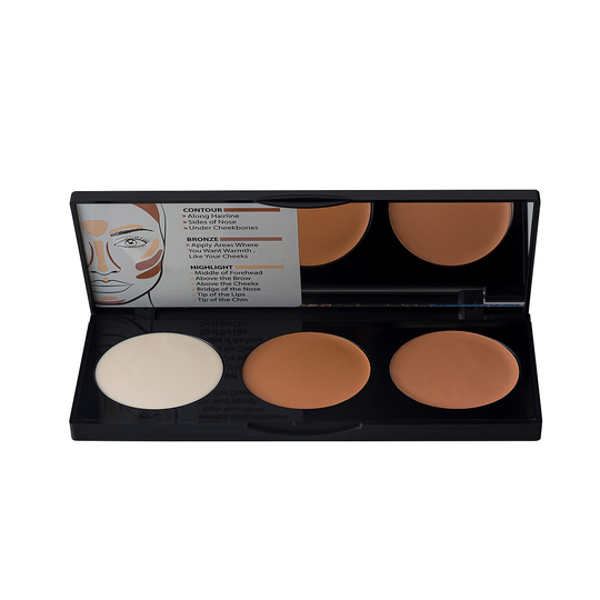 Note Cosmetics Perfecting Contouring Cream Palette - 01 Light to Medium