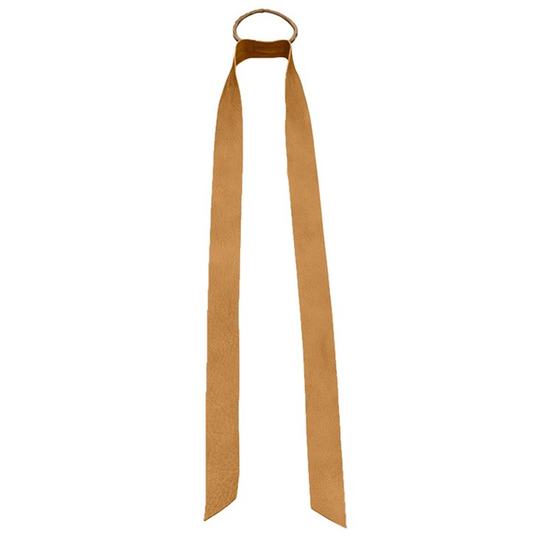 Corinne Leather Band Long Camel