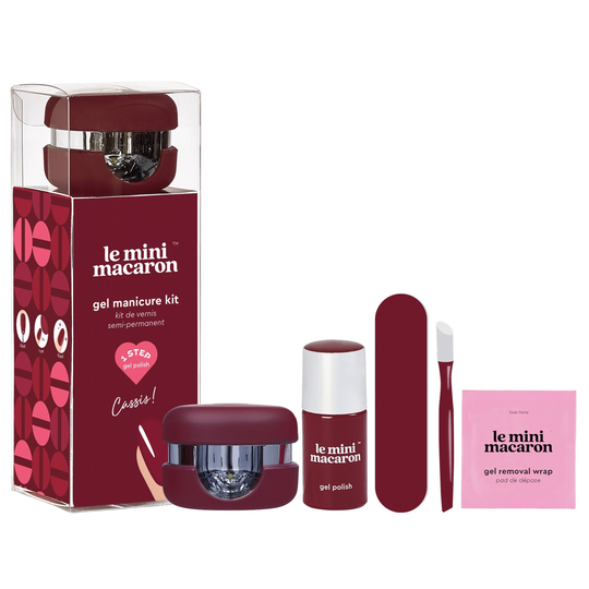 Le Mini Macaron Manicure Kit Cassis