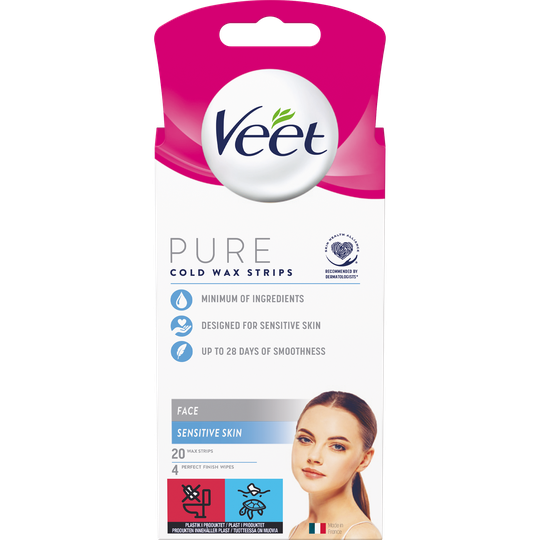 Veet Essential Inspirations Strips Face 20st 20 ml