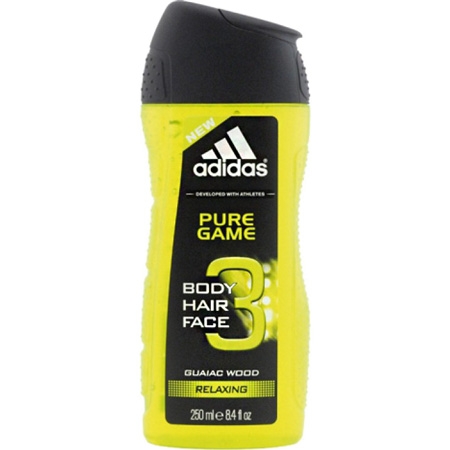 Adidas 3in1 Pure Game Shower Gel - 250ml