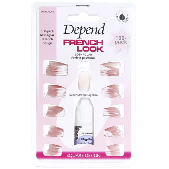 French Look Nail Lengthening 100 pcs