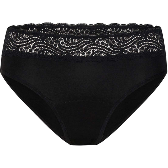 Modibodi Sensual Hi Waist Bikini Moderate-Heavy Black 14 L