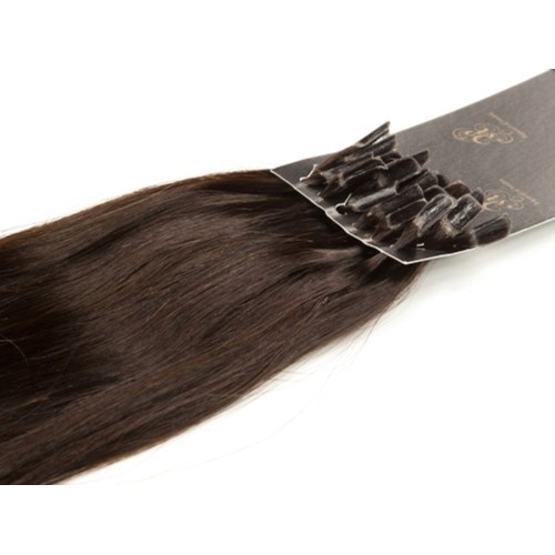 Rapunzel of Sweden Nail Hair Premium Straight 50 cm 2.3 Chocolate Brow