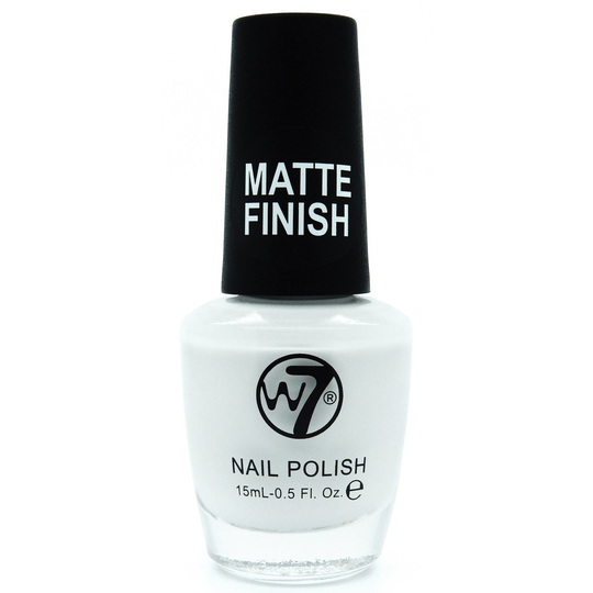 W7 Nail Polish Matte Finish 148 White