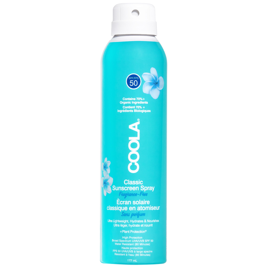 COOLA Classic Body Spray Fragrance Free SPF 50 177 ml