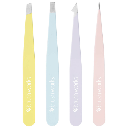 brushworks HD Combination Tweezer Set - Mixed