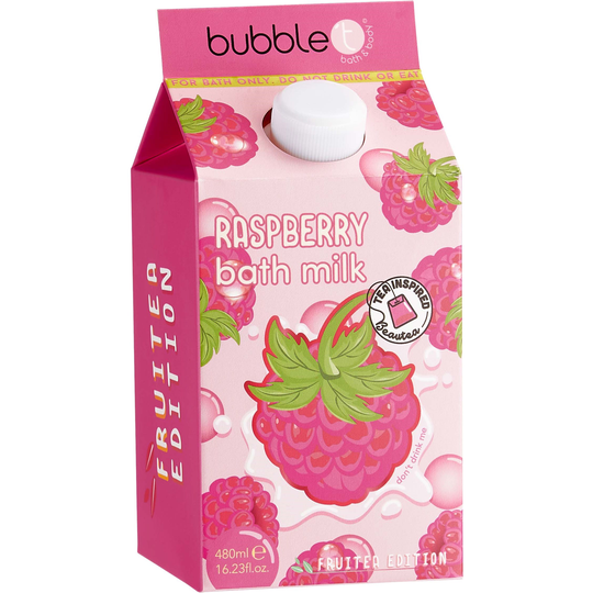 BubbleT Fruitea Raspberry Bath Milk 480 ml
