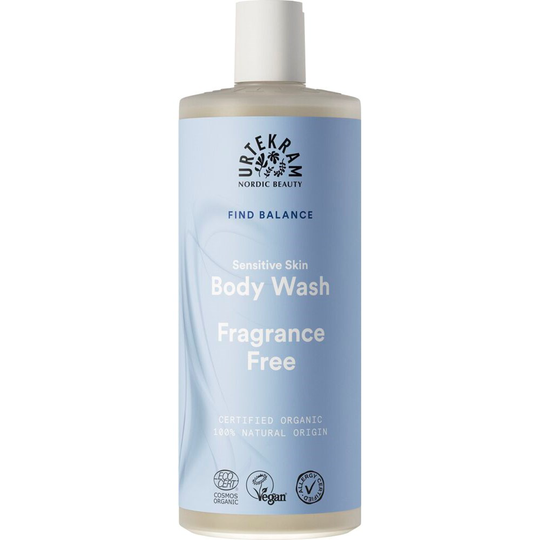 Urtekram Find Balance Fragrance Free Body Wash 500 ml