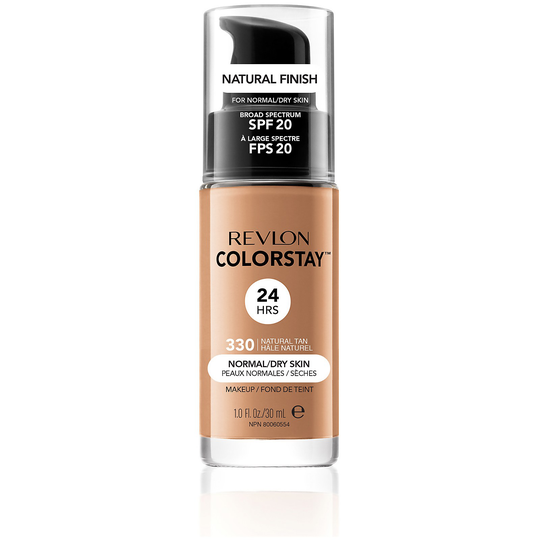 Revlon ColorStay Make-Up Foundation for Normal/Dry Skin (Various Shades) - Natural Tan