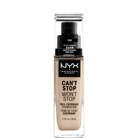 NYX Professional Makeup Can't Stop Won't Stop 24 Hour Foundation (olika nyanser) - Fair