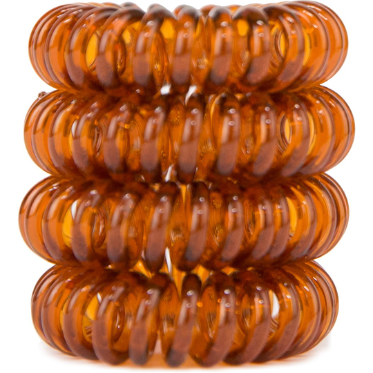 By Lyko Invisible Hair Tie 4-Pack Brown